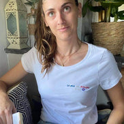 T-shirt Femme Le Frenchy Blanc