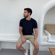 T-shirt Classique Bleu Marine