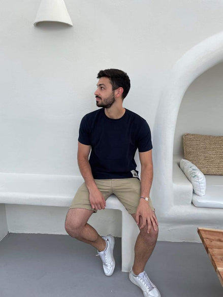 T-shirt Classique Bleu Marine