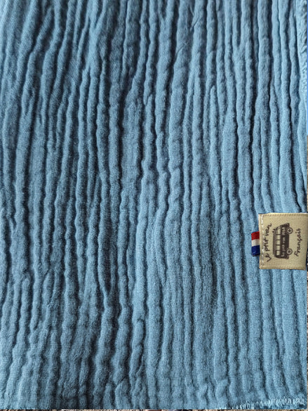 Echarpe DUNE bleu ciel