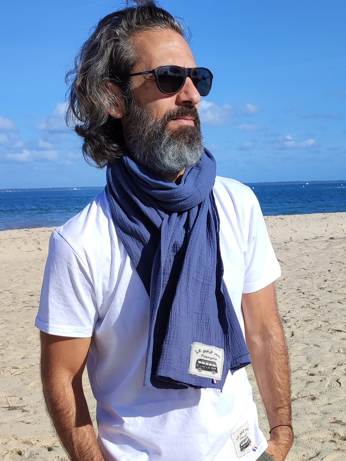 Echarpe DUNE océan