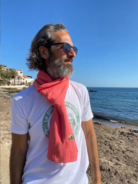 Echarpe DUNE Corail