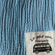 Echarpe DUNE bleu ciel