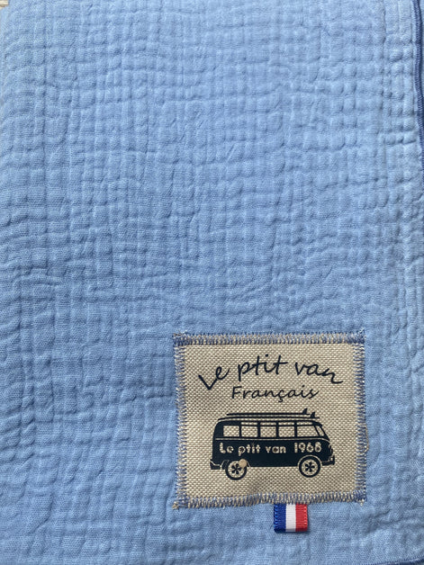 Echarpe DUNE bleu d'été