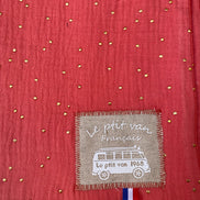 Echarpe DUNE Goldy Corail