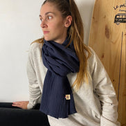 Echarpe DUNE marine