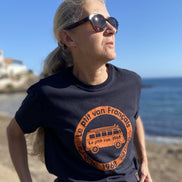 T-shirt Safari marine / orange