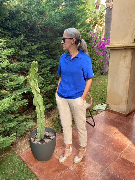 Polo Esterel bleu roy