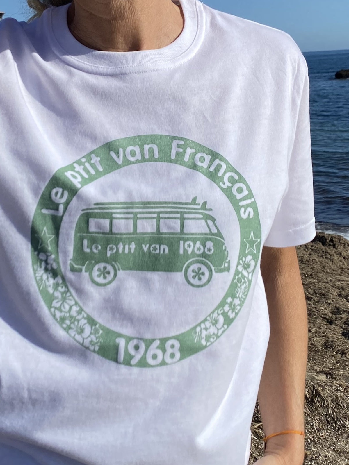 T-shirt Amande Safari Blanc