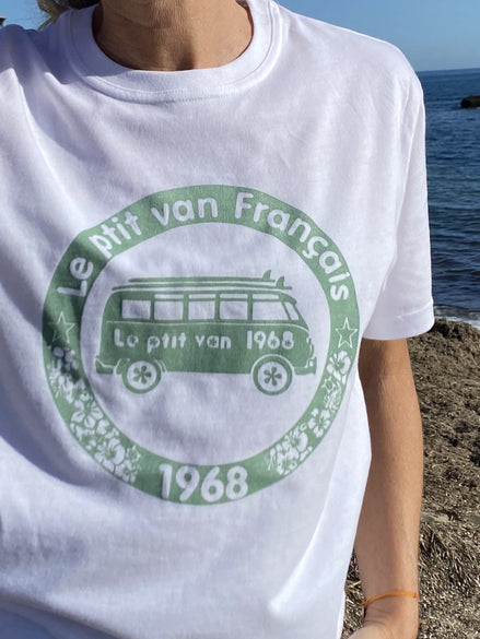 T-shirt Amande Safari Blanc