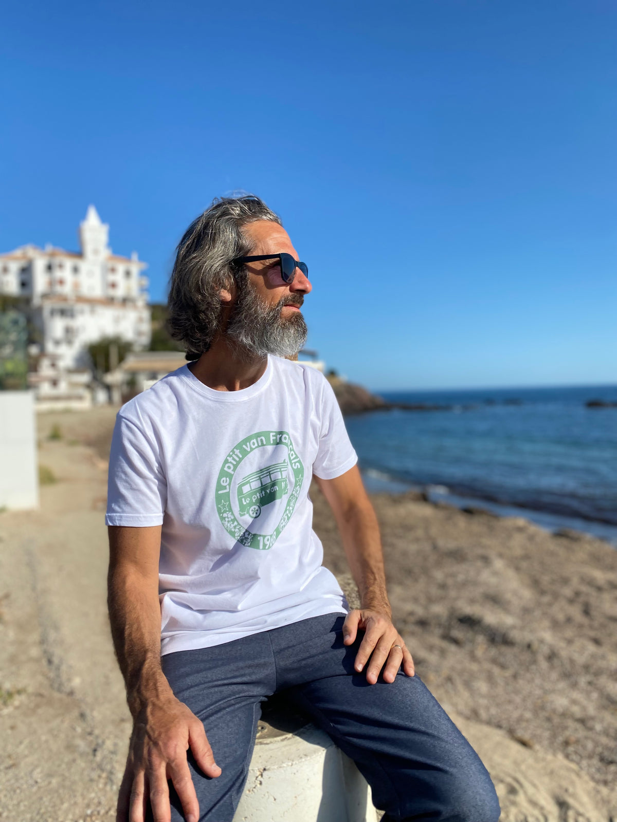 T-shirt Amande Safari Blanc
