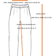 Pantalon Atlantic Sable