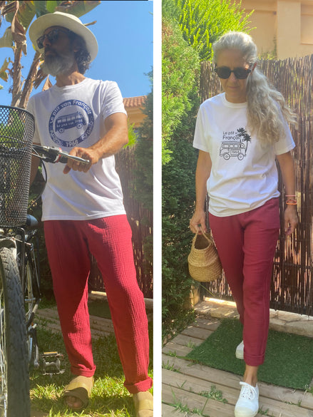 Pantalon Atlantic Bordeaux des vignes