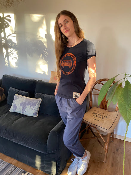 T-shirt Femme Safari Bleu