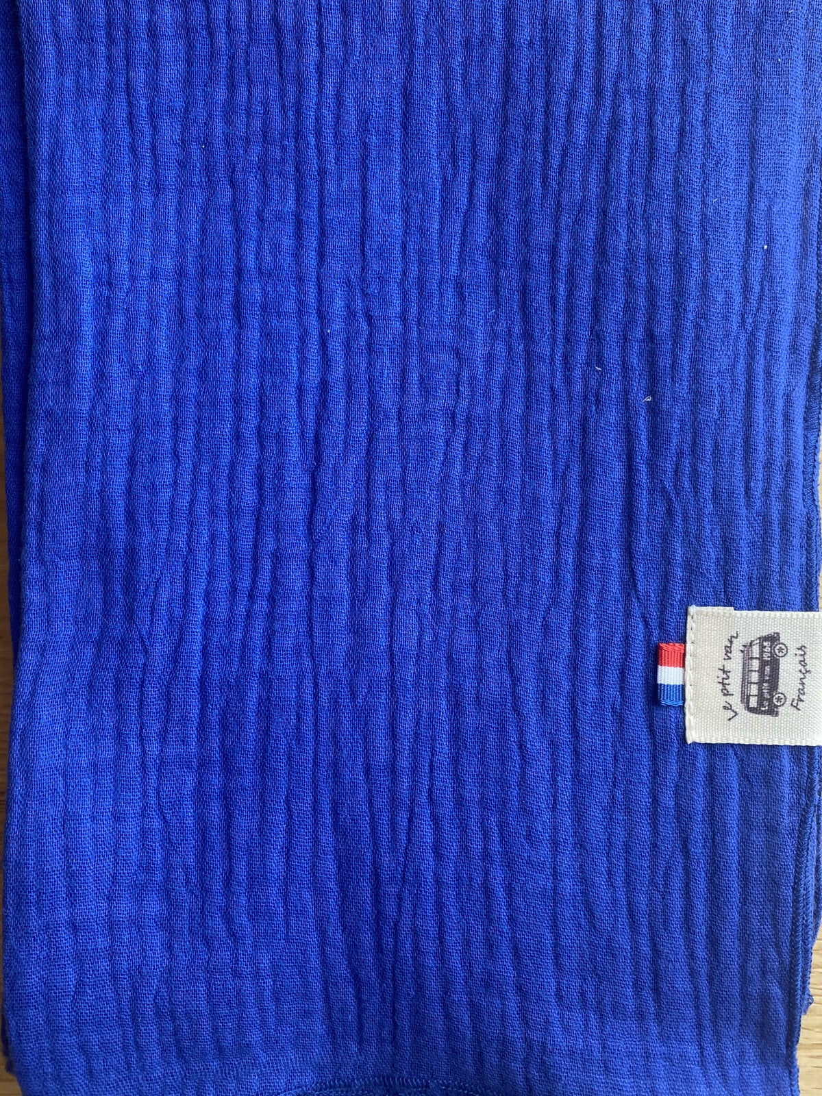 Echarpe DUNE bleu roy