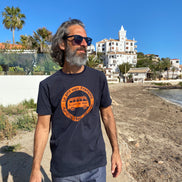 T-shirt Safari marine / orange