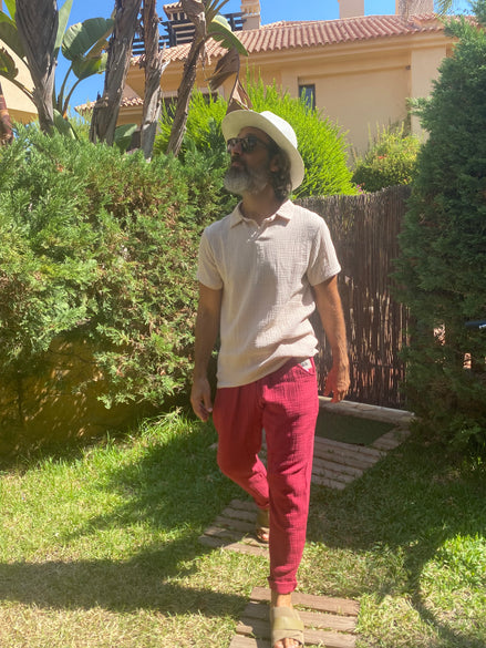 Pantalon Atlantic Bordeaux des vignes