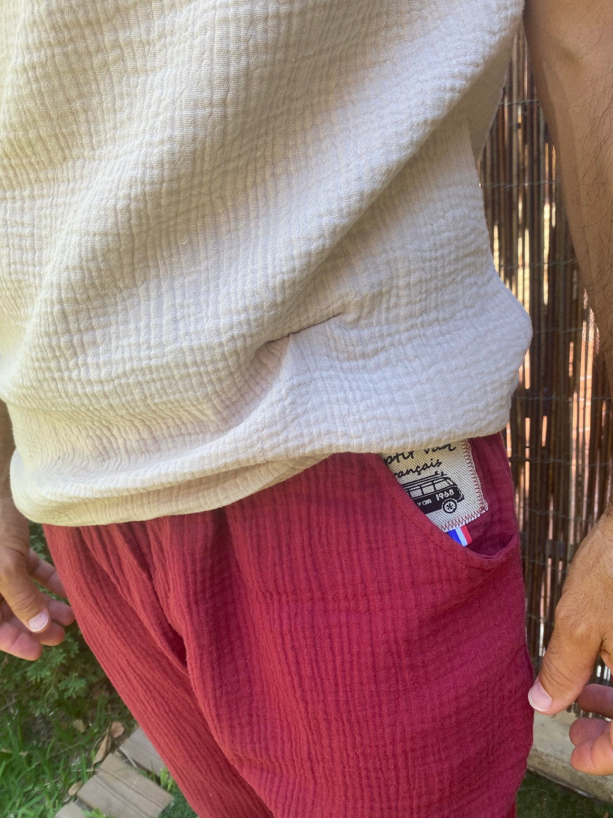 Pantalon Atlantic Bordeaux des vignes