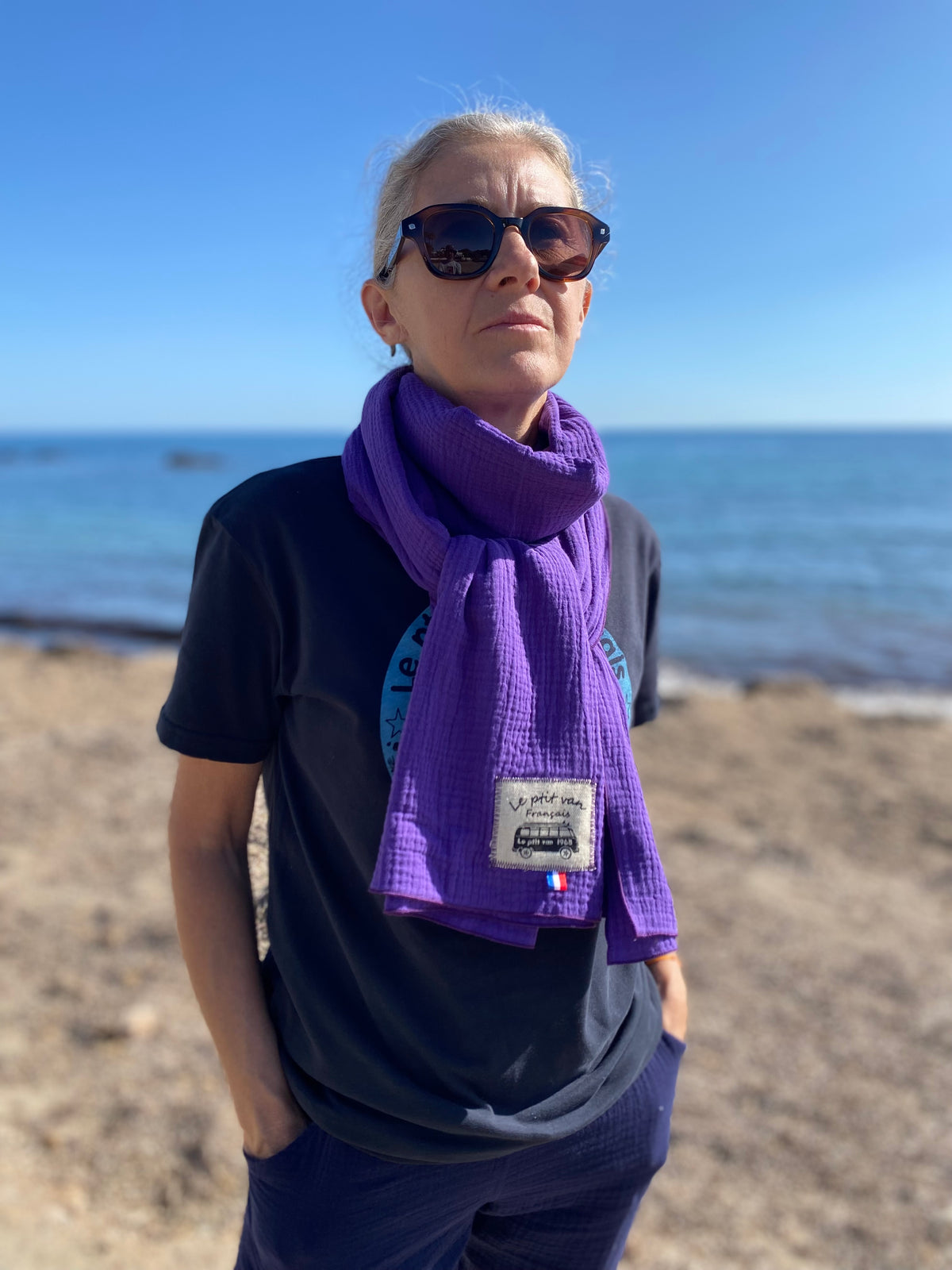 Echarpe DUNE Violette