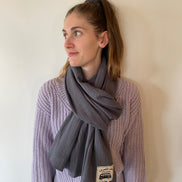 Echarpe DUNE Gris Anthracite