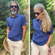 Polo Esterel bleu océan