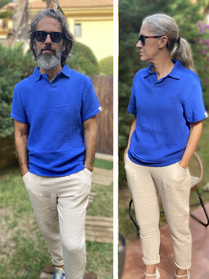 Polo Esterel bleu roy