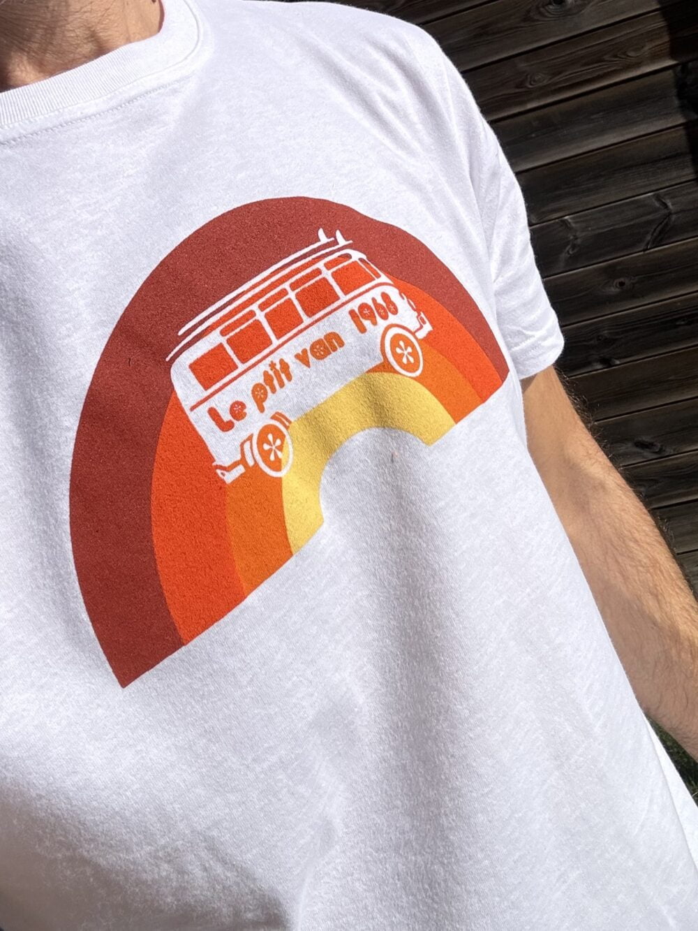 T-shirt Sunshine Le ptit van Français 1968