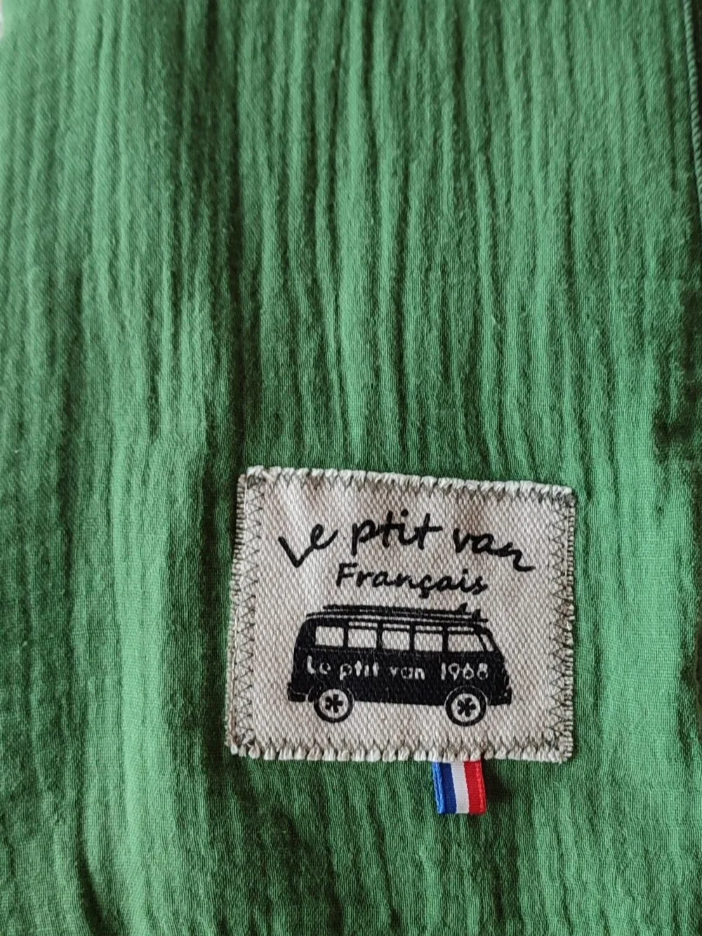 Echarpe Dune vert ortie