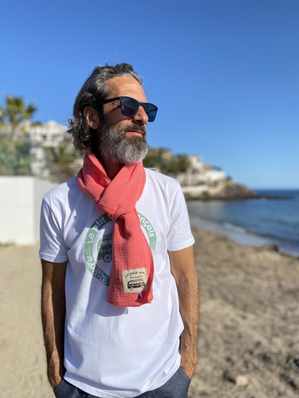 echarpe dune corail le ptit van français