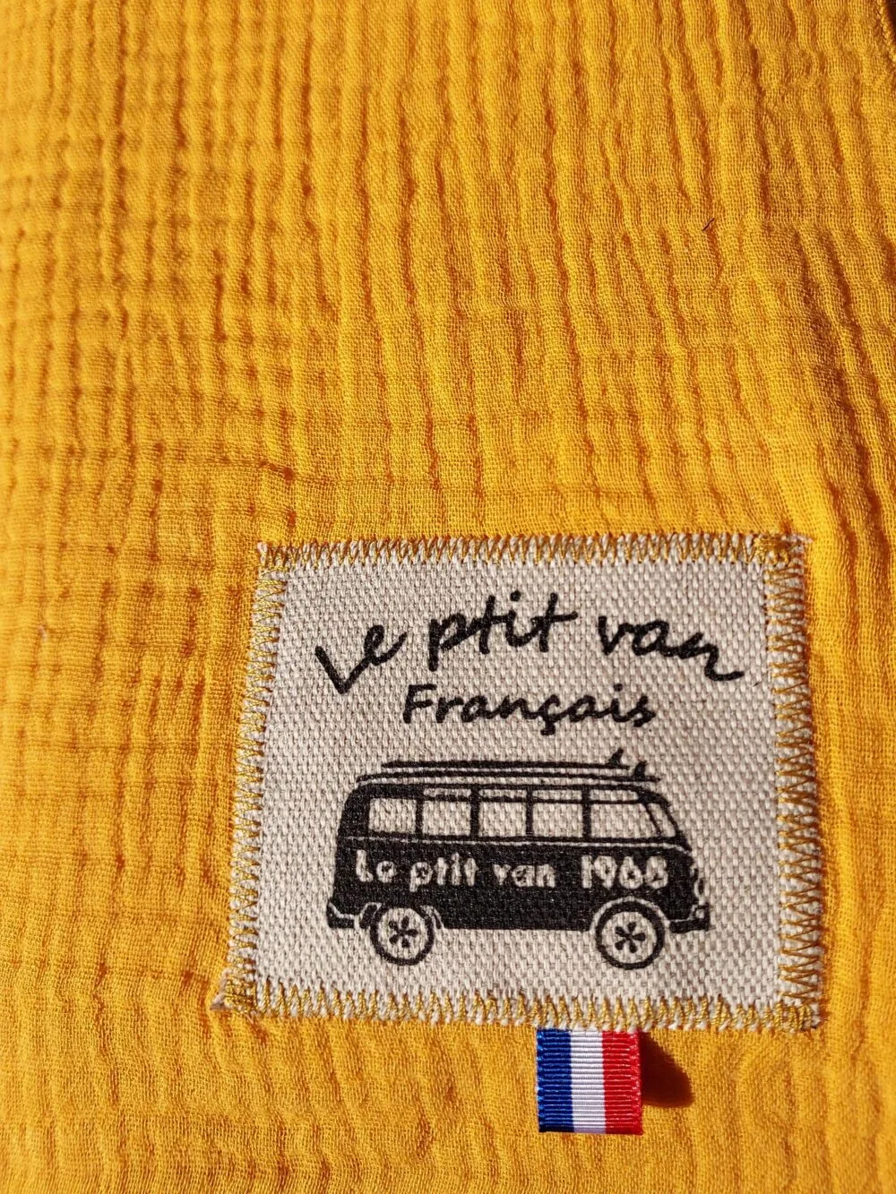 écharpe dune orange zen le ptit van français