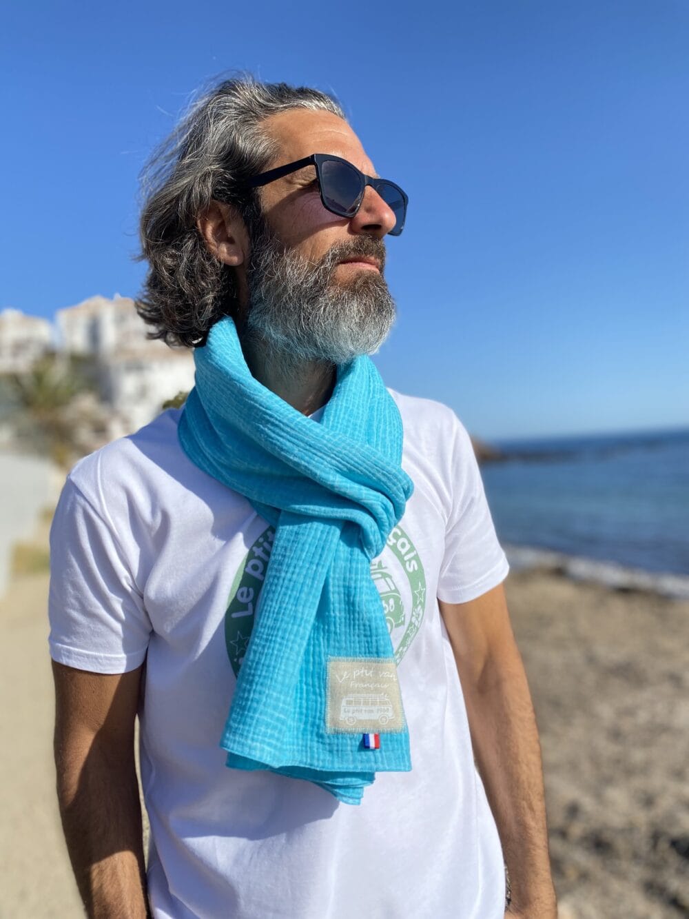 echarpe dune agua bi couleurs le ptit van français